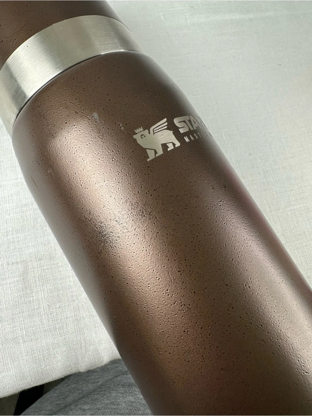 Stanley Brown Unbreakable Vacuum Bottle with Stainless Trim - Picture 12 of 12
